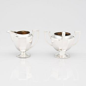 Schatull med silverservis, Japan, Miyamoto Shoko, Tokyo, tidigt 1900-tal.
