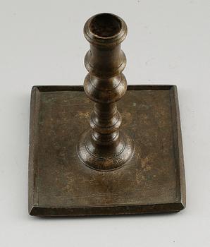 LJUSSTAKE, brons, 1500-tal.