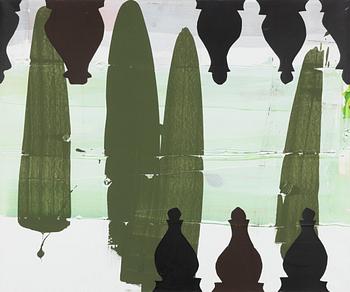 Astrid Sylwan, "Green fall cutout".