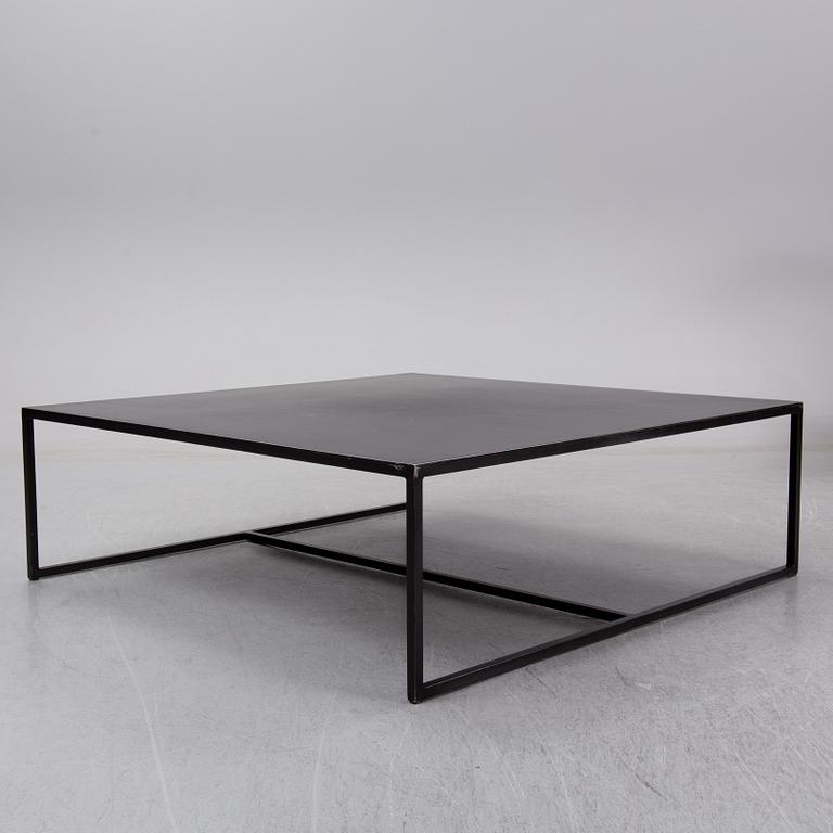 A steel coffee table, 21st Century.
