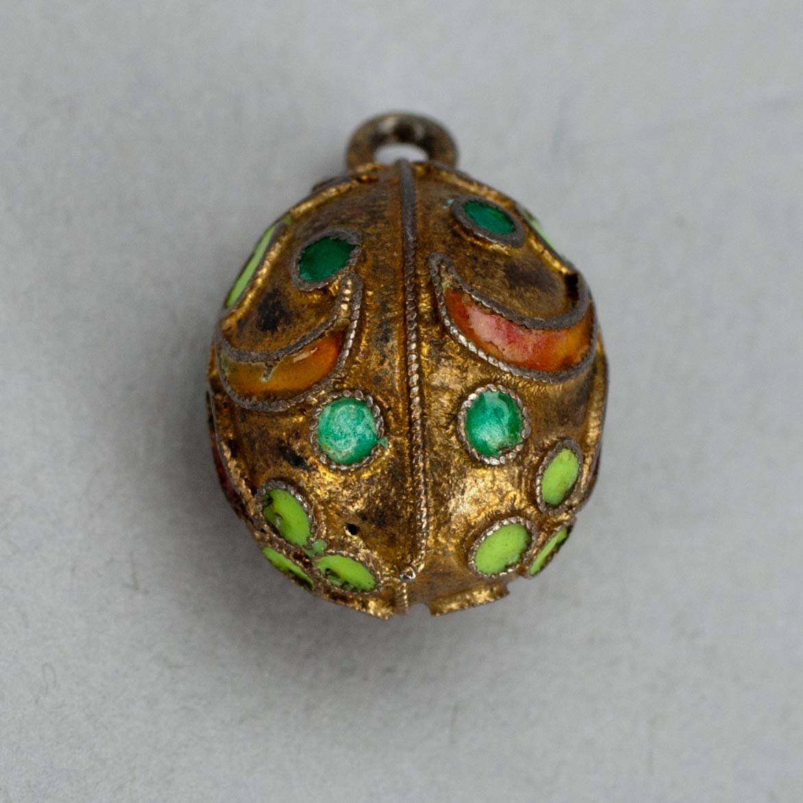 ÄGG, silver samt emalj, ryskt, 1800-talets slut.