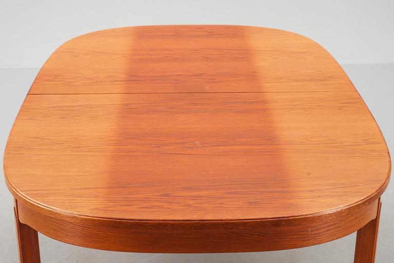 MATBORD, "Ambassadör", Carl Malmsten, Åfors möbelfabrik samt STOLAR, 6 st, 1900-talets andra hälft.