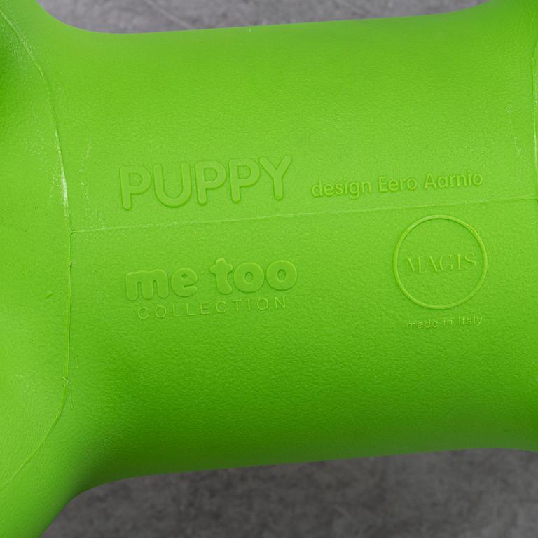 EERO AARNIO, a green plastic 'Puppy' Magis, Italy.
