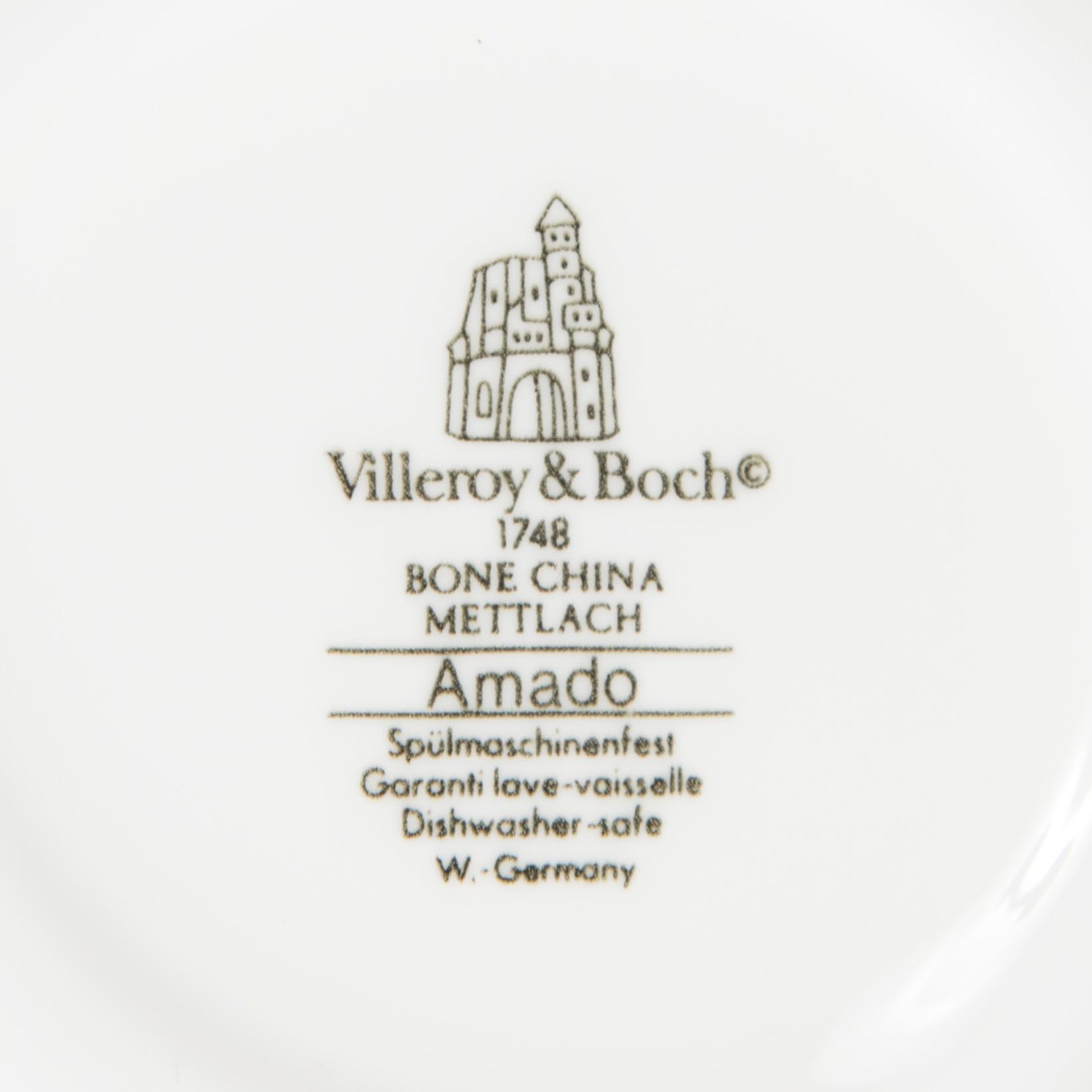 A 33-piece porcelain 'Amado' coffee and tea set, Villeroy & Boch.