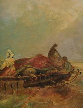 Clarkson Frederick Stanfield, Market boat on the Scheldt.