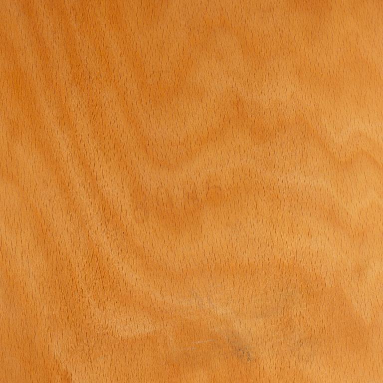 PETER HVIDT & ORLA MØLGAARD NIELSEN, a teak and beech 'Ax-chair', designed 1947, Fritz Hansen.