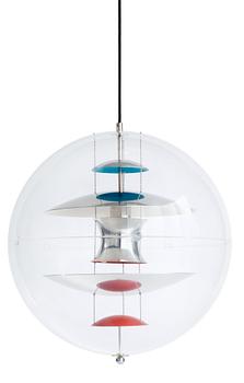 469. A Verner Panton 'VP-Globe' ceiling light, Louis Poulsen, Denmark 1970's-80's.