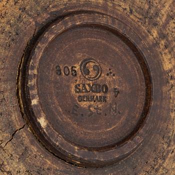 Eva Staehr-Nielsen, a stoneware bowl, Saxbo Stentøj, Denmark, mid 20th century.