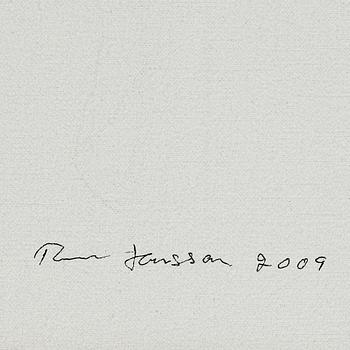 Rune Jansson, olja på duk, signerad och daterad 2009.