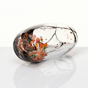 Vicke Lindstrand, an 'Autumn' (Höst) glass vase, Kosta glassworks, Sweden 1950-60s.