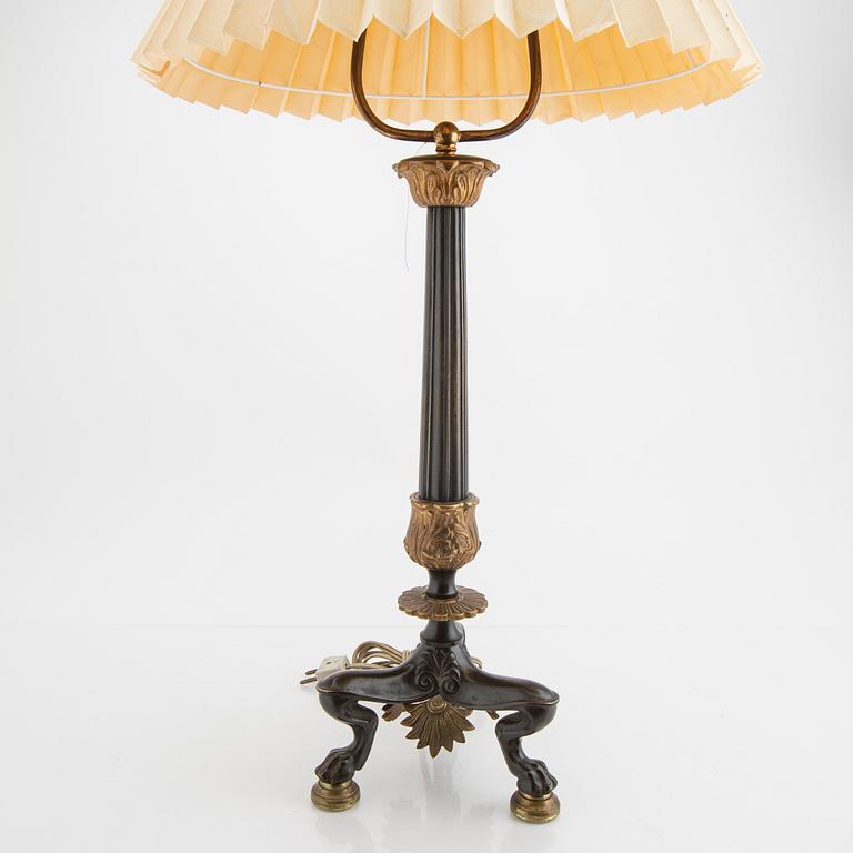 An Empire style table lamp first half of the 20th century.