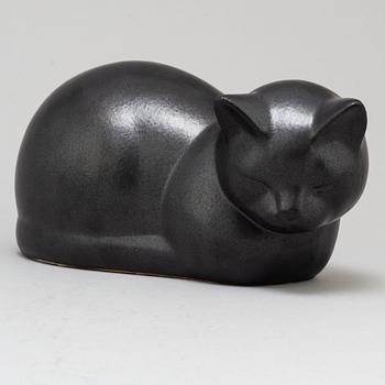 LISA LARSON, a 'Moses' cat stoneware figurine from K-studion, Gustavsberg.