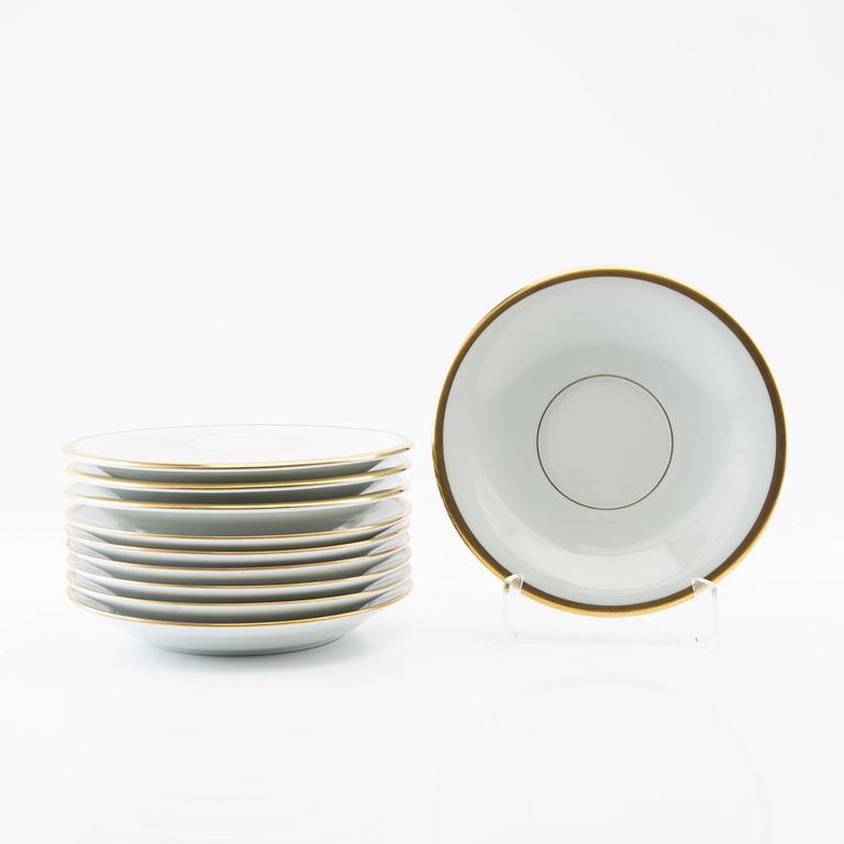 Service set, 10 pieces, Bing & Gröndahl Denmark porcelain, late 20th century.