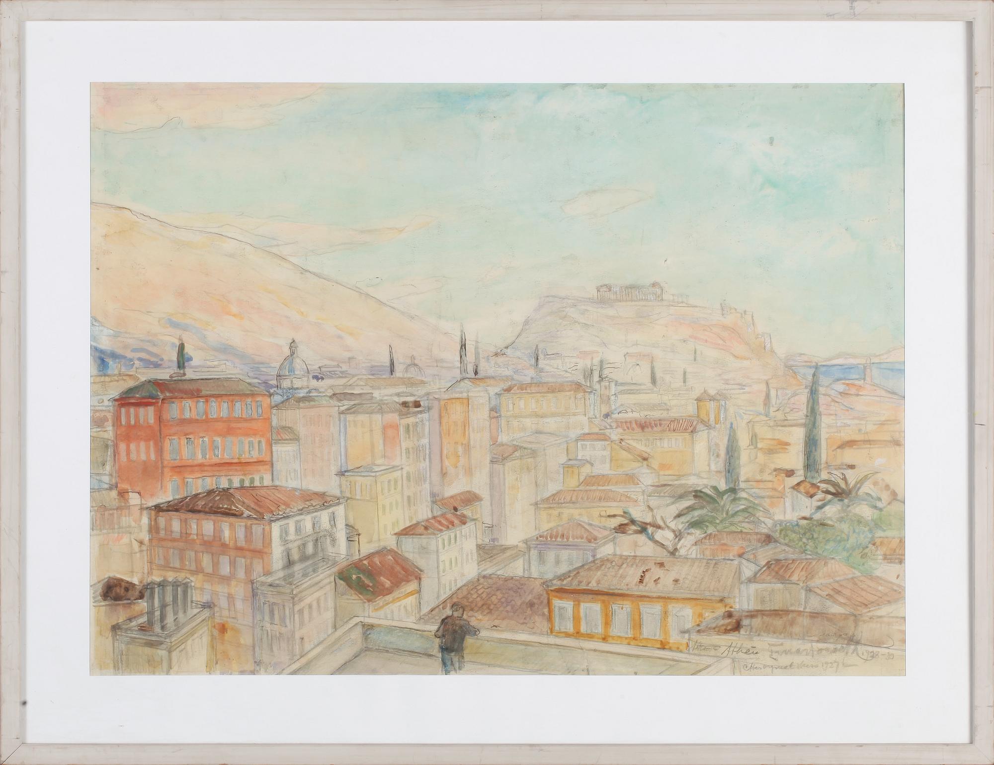 EINAR FORSETH, blandteknik, signerad och daterad 1928-30.