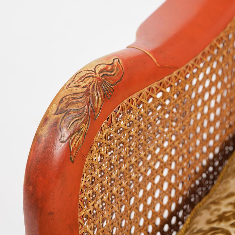 Carl Malmsten, a pair of Swedish Grace armchairs, cabinetmaker Albin Johansson, Stockholm, for Villa Kvikkjokk, 1927-28.