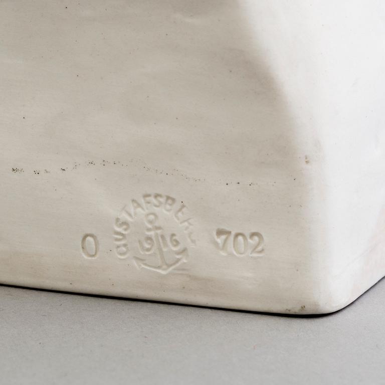 FOUR PARIAN FIGURES, Gustafsberg, ca 1900.