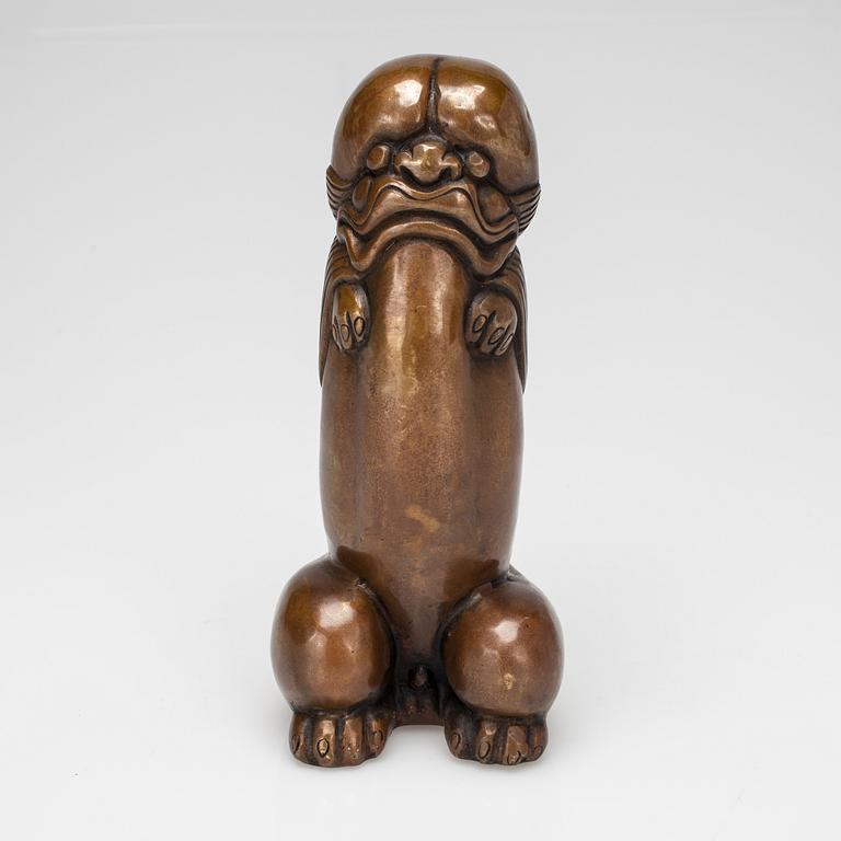 SKULPTUR, mässing, 1900-talets senare hälft.