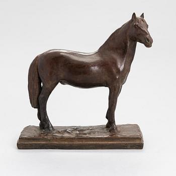 Emil Wikström, a bronze sculpture, signed.