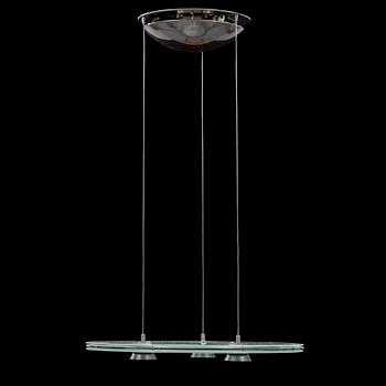 Perry King & Santiago Miranda Aurora Suspension Lamp for Arteluce, 1980s.