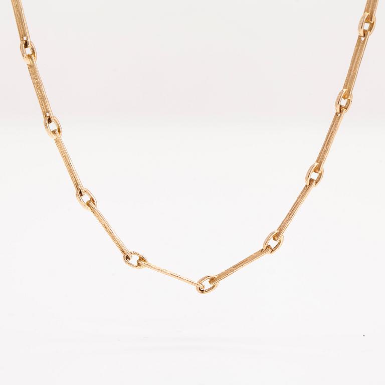 Björn Weckström, a 14K gold necklace 'Seita', Lapponia 1978.