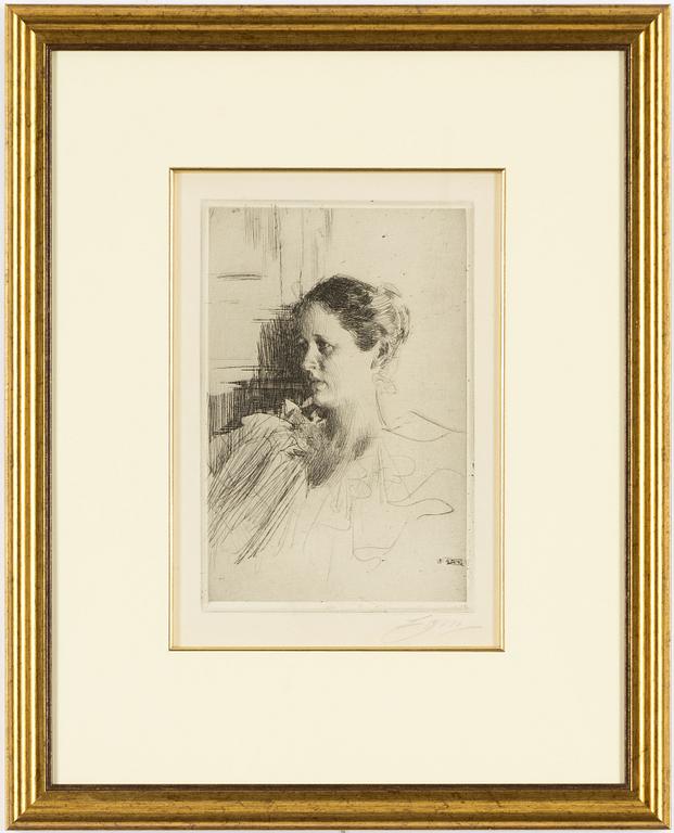 Anders Zorn, "Mrs. Nagel".