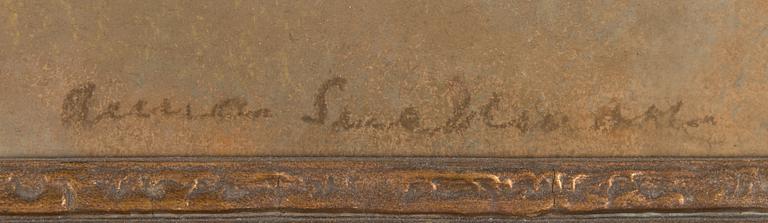 Anna Snellman, pastel, signed.