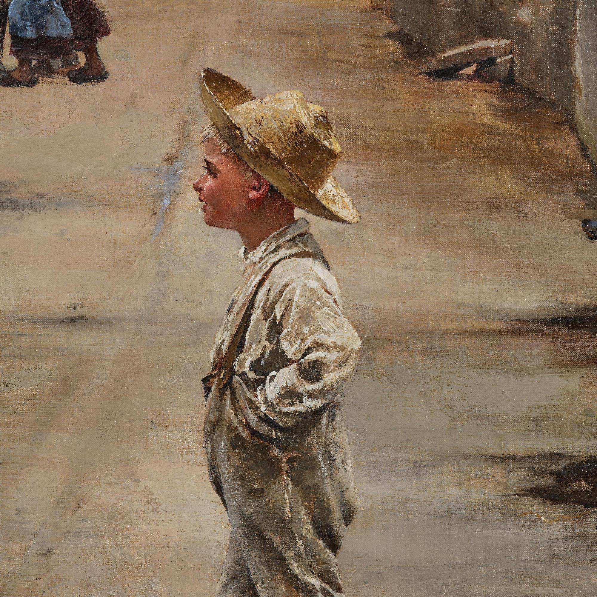 August Hagborg, Fransk bygata.