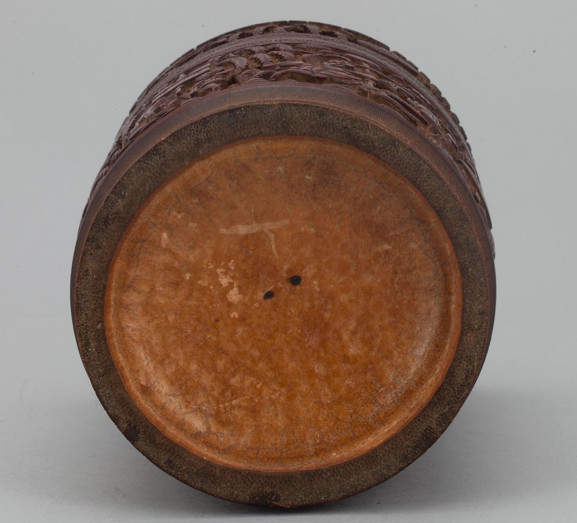 DOSA MED LOCK,  bambu, Kina 1800-tal.