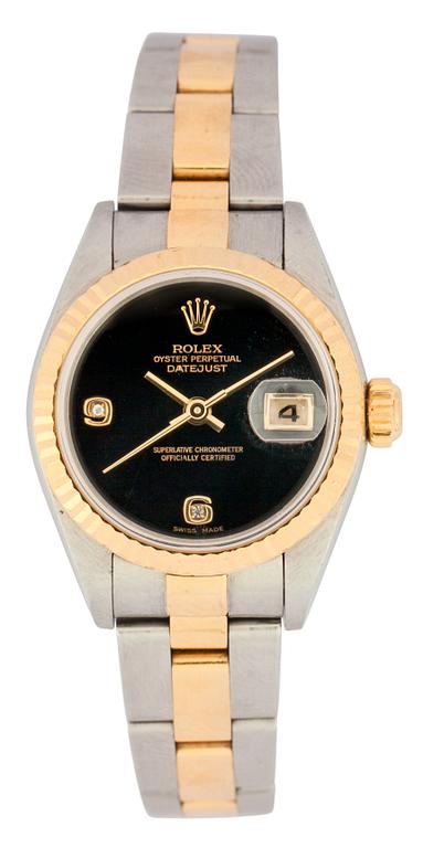 A Rolex Datejust ladie's wrist watch, c. 2000.