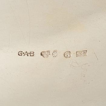 Coffee service, 3 pieces, silver. GAB, Stockholm 1920.