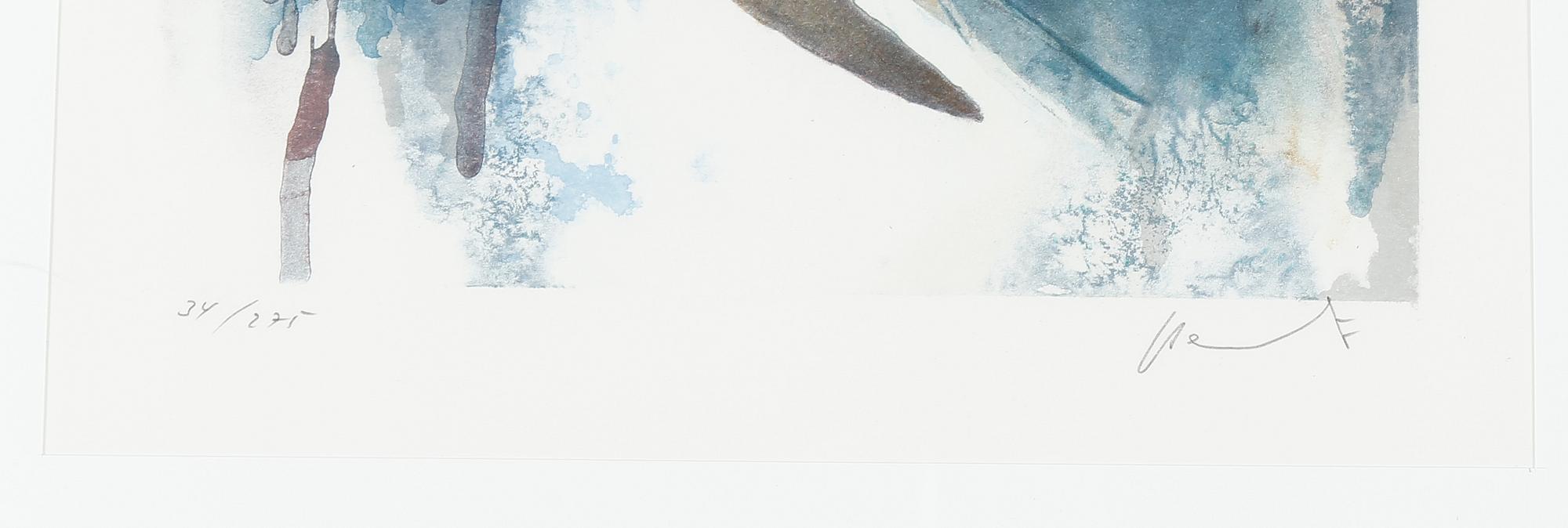 EMANUEL BERNSTONE, litografi, signerad samt numrerad 34/275.