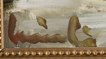 Olavi Laine, Vinterlig gårdsutsikt.