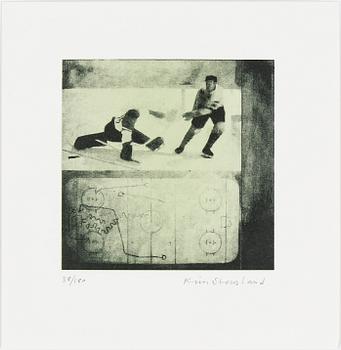 Kim Stensland · KIM STENSLAND, färglitografi, signerad, numrerad 38/180
