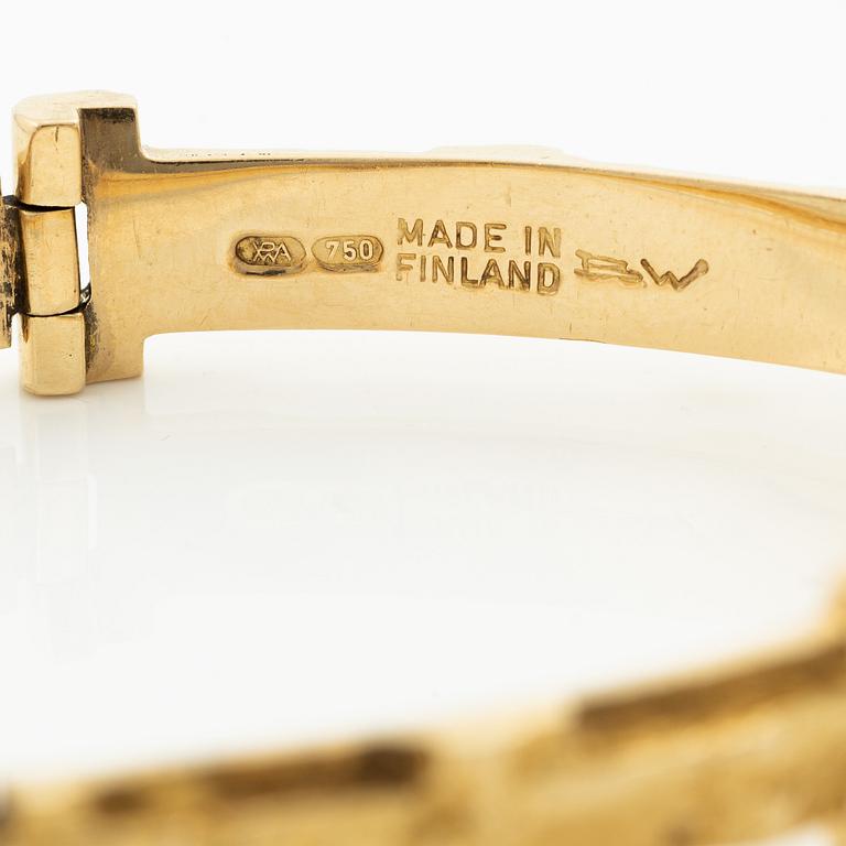 Björn Weckström, bracelet, "Tundra", 18K gold.