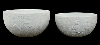 SERVISDELAR, 46 st, porslin, "Die Zauberflöte", Björn Wiinblad, Studio Line, Rosenthal, 1900-tal.