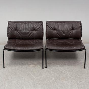 PIERO LISSONI, a pair of 'Frog' easy chairs, Living Divani.