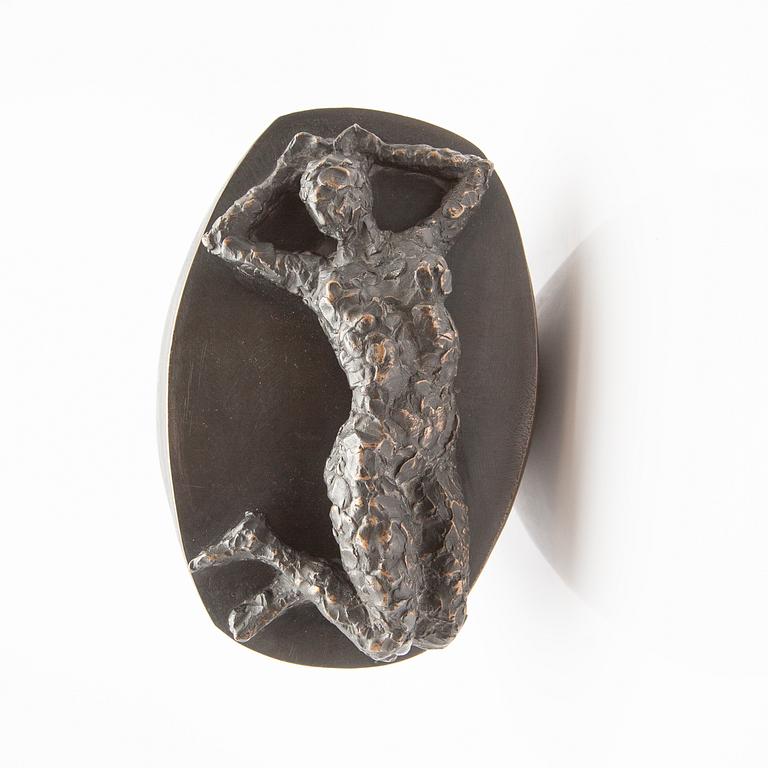 Vivianne Geijer, Recumbent model, bronze.