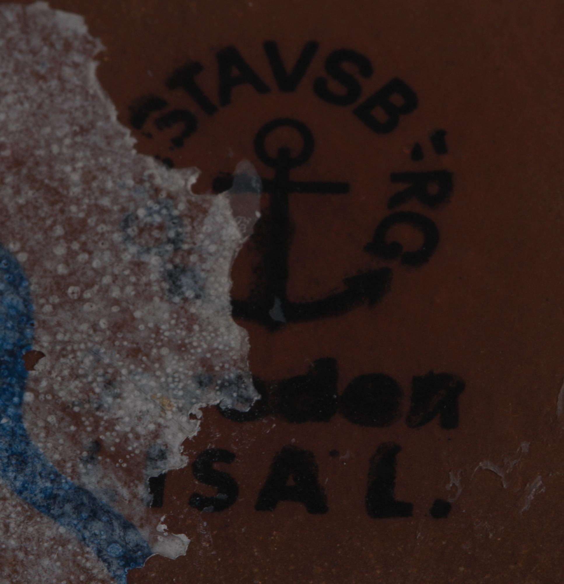 PARTI STENGODS, 2 delar, Lisa Larson resp Karin Björquist, Gustavsberg.