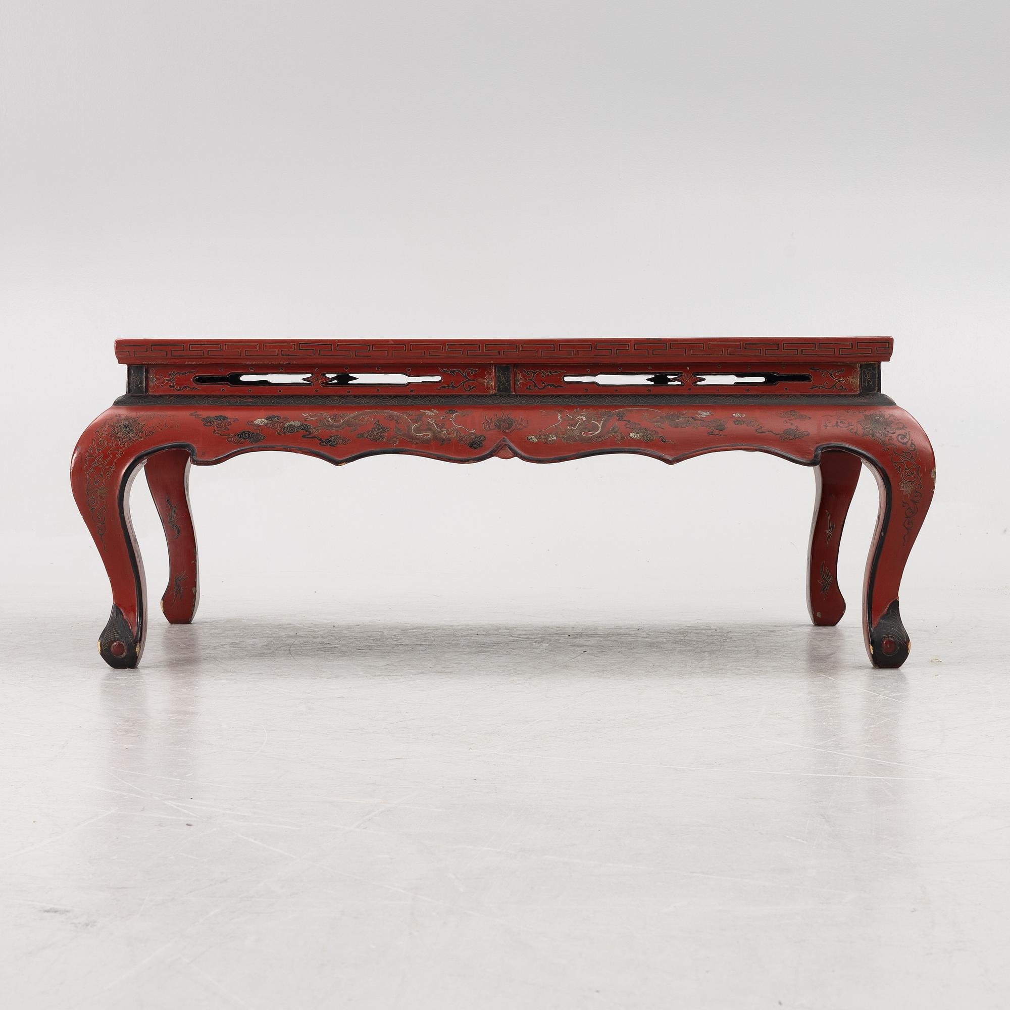A Chinese table, circa 1920.