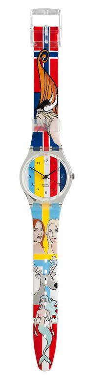 Swatch - Memory from the north. Limiterad till 5000 ex, not numbered. 33mm. Spring / Summer 2004.