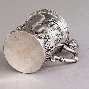 PETER MÖLLER, A silver tankard, Saint Petersburg 1826, assay master mark Mikhail Mikhailovich Karpinsky.