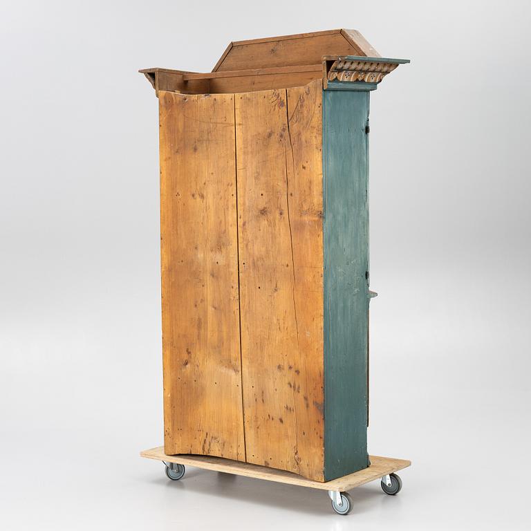 A Dalecarlian polychrome painted cabinet, dated 1798.