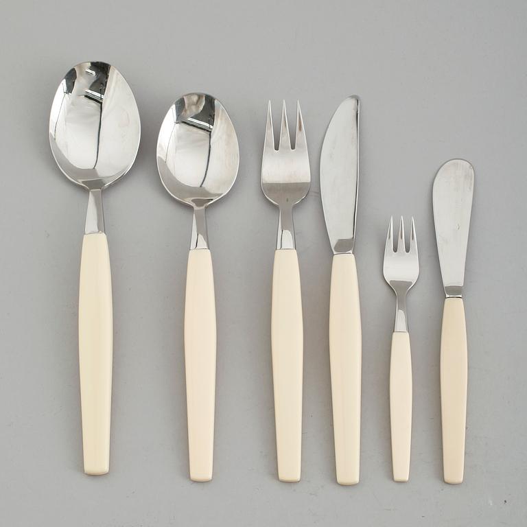 BESTICK, 84 delar, Nils Johan, stål och plast.