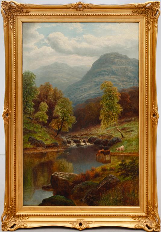 WILLIAM MELLOR, olja på duk, signerad.