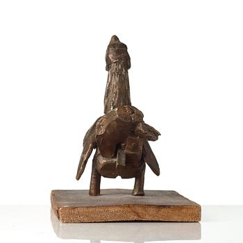 TORSTEN RENQVIST, sculpture, bronze. Signed and with foundry marks.