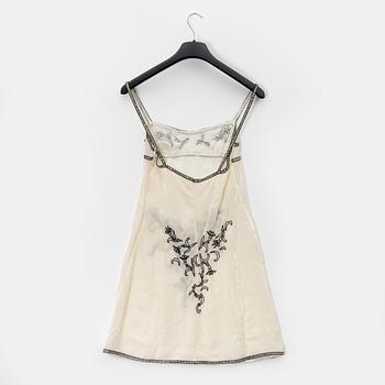 Prada, klänning med strumpbyxor, storlek 40.