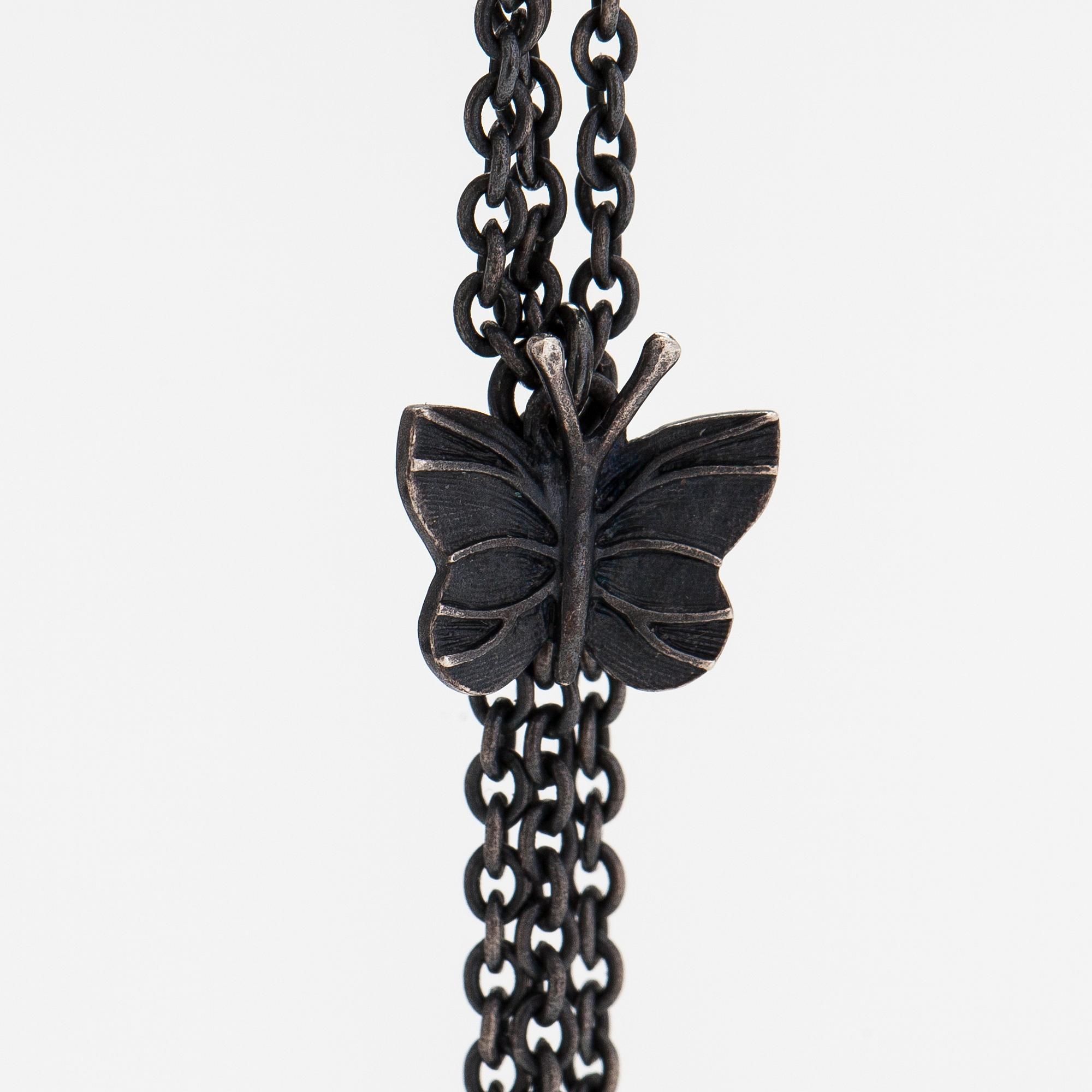Ole Lynggaard, An 18K gold ans silver necklace. Denmark.