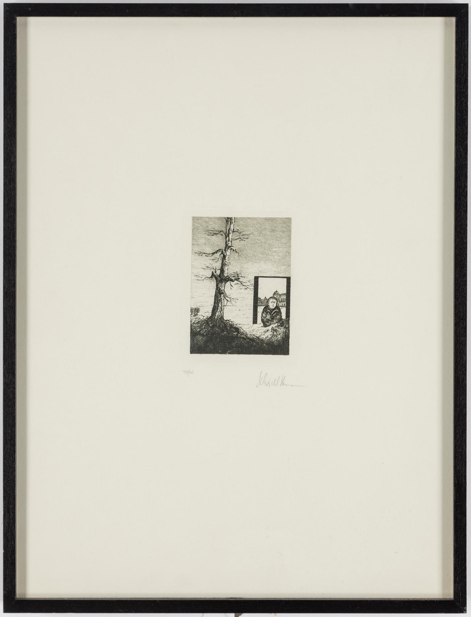 ROMAN SCHEIDL, Etsning, signerad och numrerad 40/40.