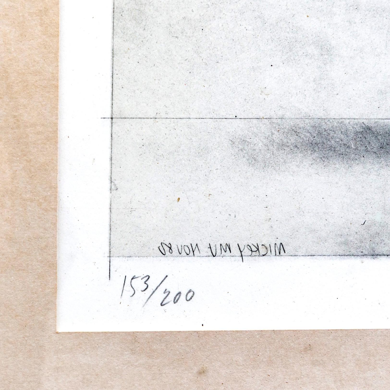 Lasse Åberg, litografi signerad och numrerad 153/200.