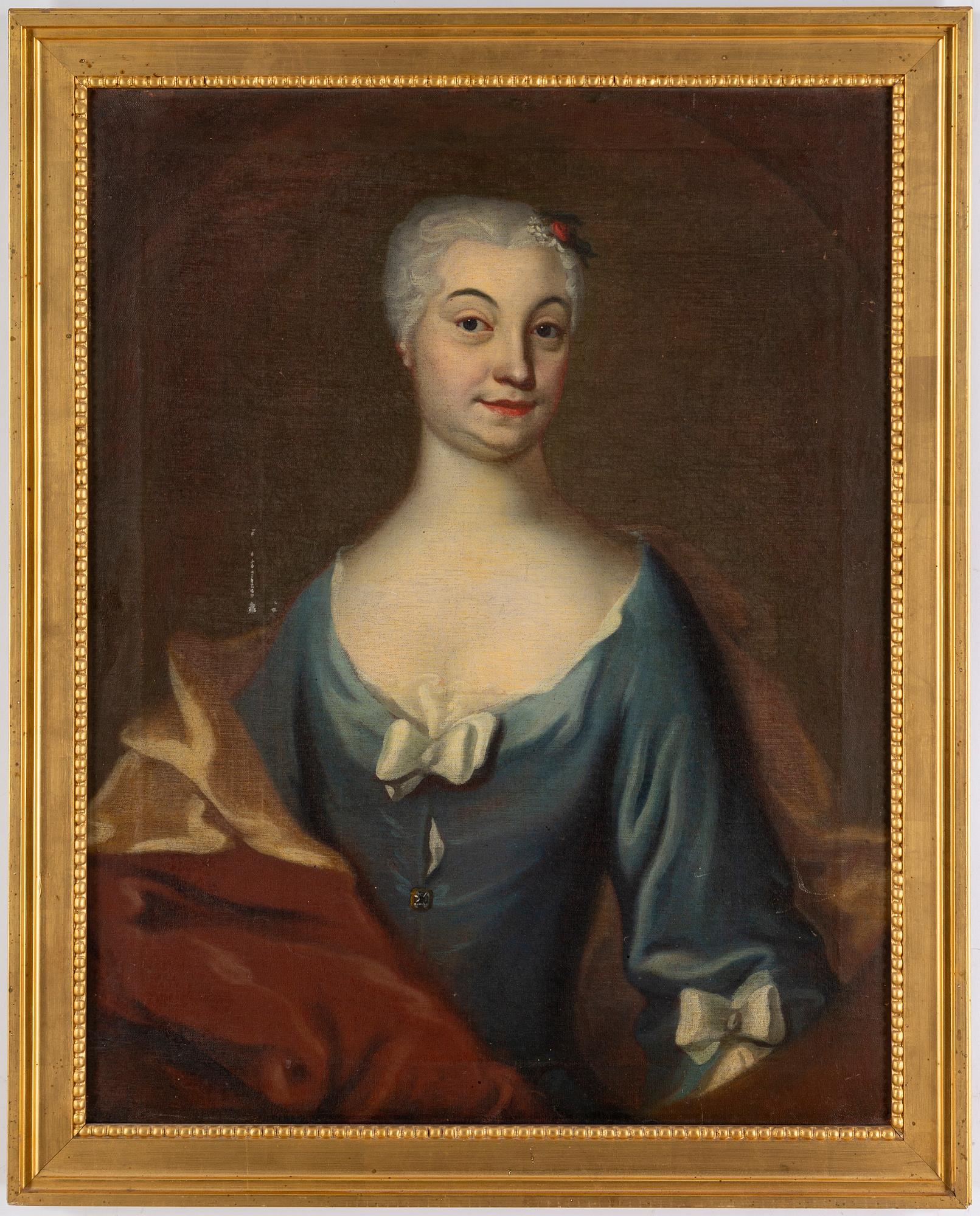 JOHAN HENRIK SCHEFFEL, hans krets, olja på duk.